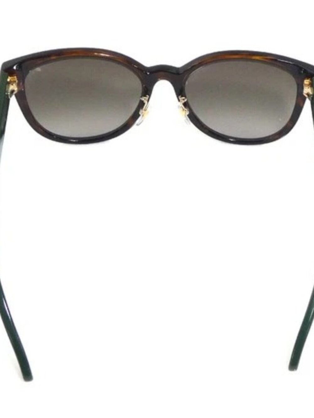 Auth GUCCI Sunglasses Brown/Green/Red Plastic/Goldtone - e61785i - Picture 4 of 10